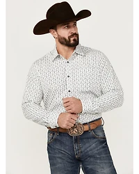 Gibson Trading Co Men's Flower Power Floral Print Long Sleeve Button-Down Western Shirt