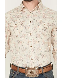 Gibson Trading Co Men's Solstice Floral Print Long Sleeve Snap Stretch Western Shirt