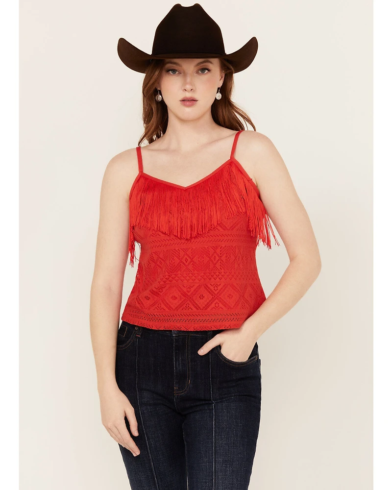 Idyllwind Women's Redmond Lace Fringe Cami
