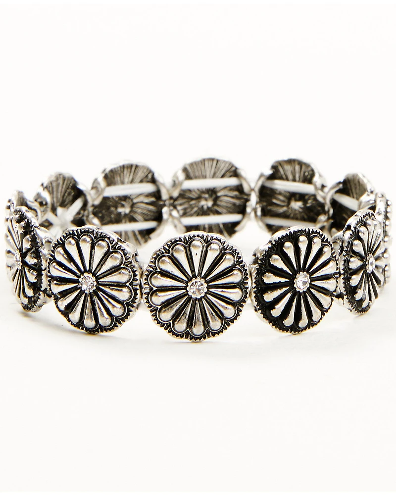 Shyanne Women's Bisbee Falls Mixed Stone 3-Piece Stretch Bracelet Set
