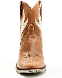 Liberty Black Women's Evan Flame Western Booties - Snip Toe