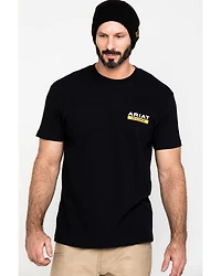 Ariat Men's Rebar Cotton Strong Roughneck Graphic Work T-Shirt