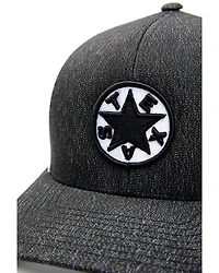Oil Field Hats Men's Heather Texas Star Patch Mesh-Back Ball Cap