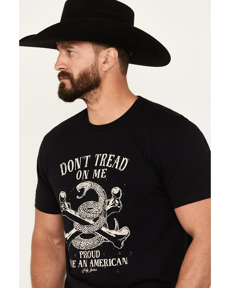 Cody James Men's Snake Bones Short Sleeve Graphic T-Shirt