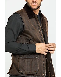 Cripple Creek Men's Enzyme Washed Cotton Concealed Carry Vest