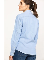 Ariat Women's FR Solid DuraStretch Long Sleeve Snap Work Shirt