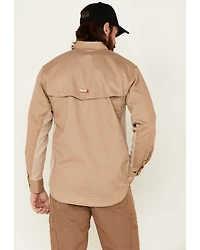 Ariat Men's FR Solid VentTEK Long Sleeve Work Shirt - Tall
