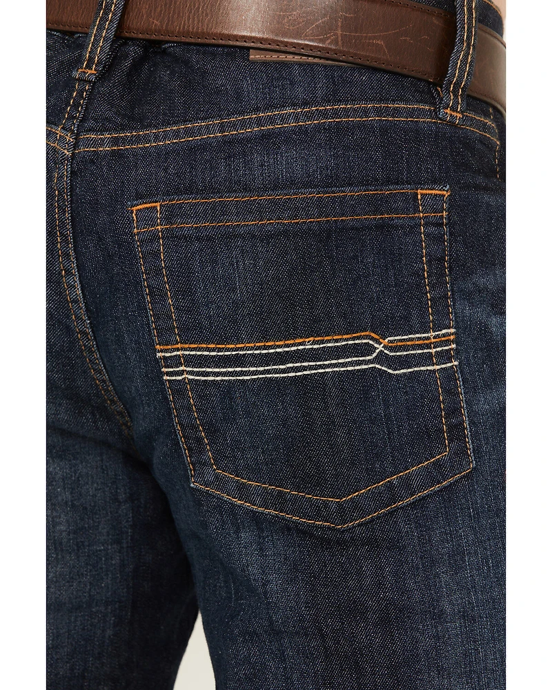 Cody James Men's Night Hawk Wash Wyatt Slim Bootcut Stretch Denim Jeans