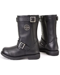 Milwaukee Leather Women's 11" Classic Engineer Motorcycle Boots - Round Toe
