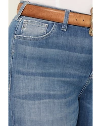 Ariat Women's Claire Medium Wash High Rise Slim Trouser Stretch Denim Jeans - Plus