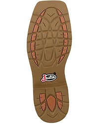 Justin Men's 11" Stampede Daywork Waterproof Work Boots - Steel Toe