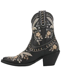 Dingo Women's Primrose Embroidered Floral Western Booties - Snip Toe
