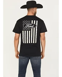 Buckwear Men's Ford Camo Flag Short Sleeve Graphic T-Shirt