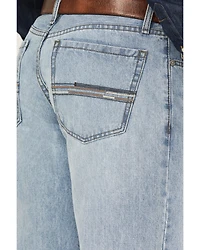 Cinch Men's Grant Light Wash Relaxed Bootcut Rigid Denim Jeans