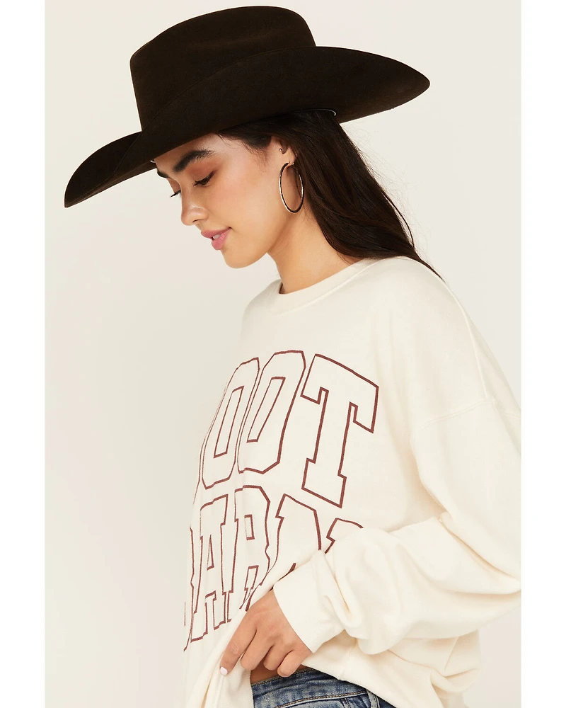 Boot Barn Women's Logo Graphic Crew Neck Sweatshirt