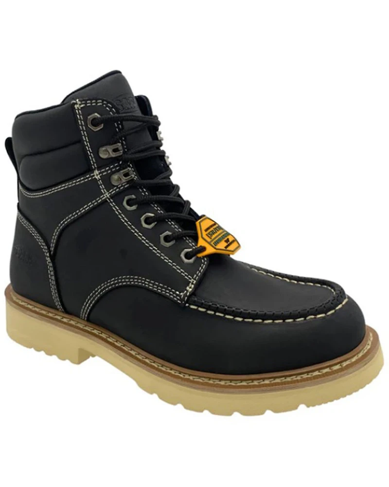 AdTec Men's 6" Safa Moc Work Boots - Soft Toe