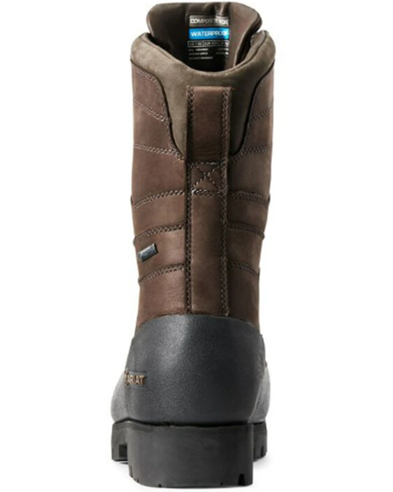 Ariat Men's Linesman Ridge 10" Gore-TEX Lace-Up Work Boots - Composite Toe