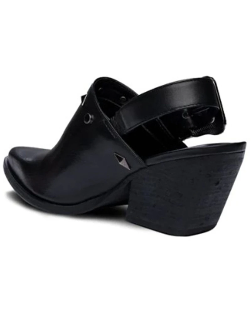 Golo Women's Billy Jean Buckle Western Mules - Snip Toe