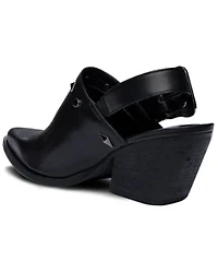 Golo Women's Billy Jean Buckle Western Mules - Snip Toe