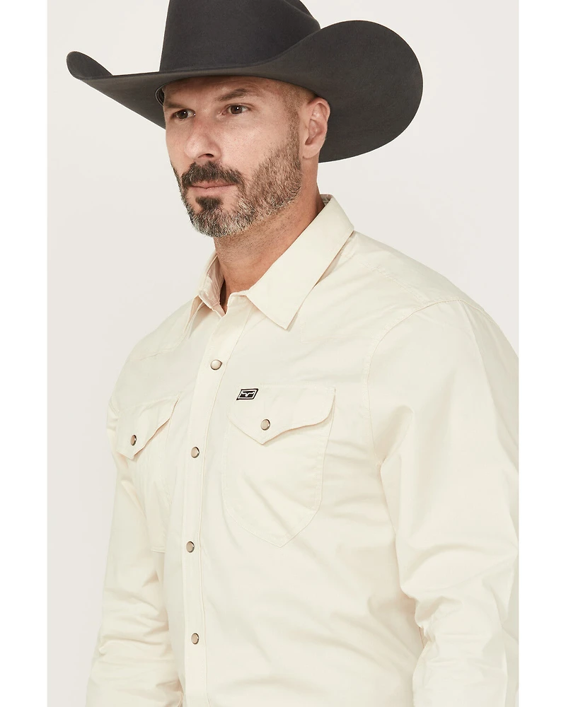 Kimes Ranch Men's Solid Blackout Long Sleeve Snap Stretch Western Shirt