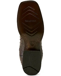 Ariat Men's Classic Cash Exotic Ostrich Western Boots - Broad Square Toe