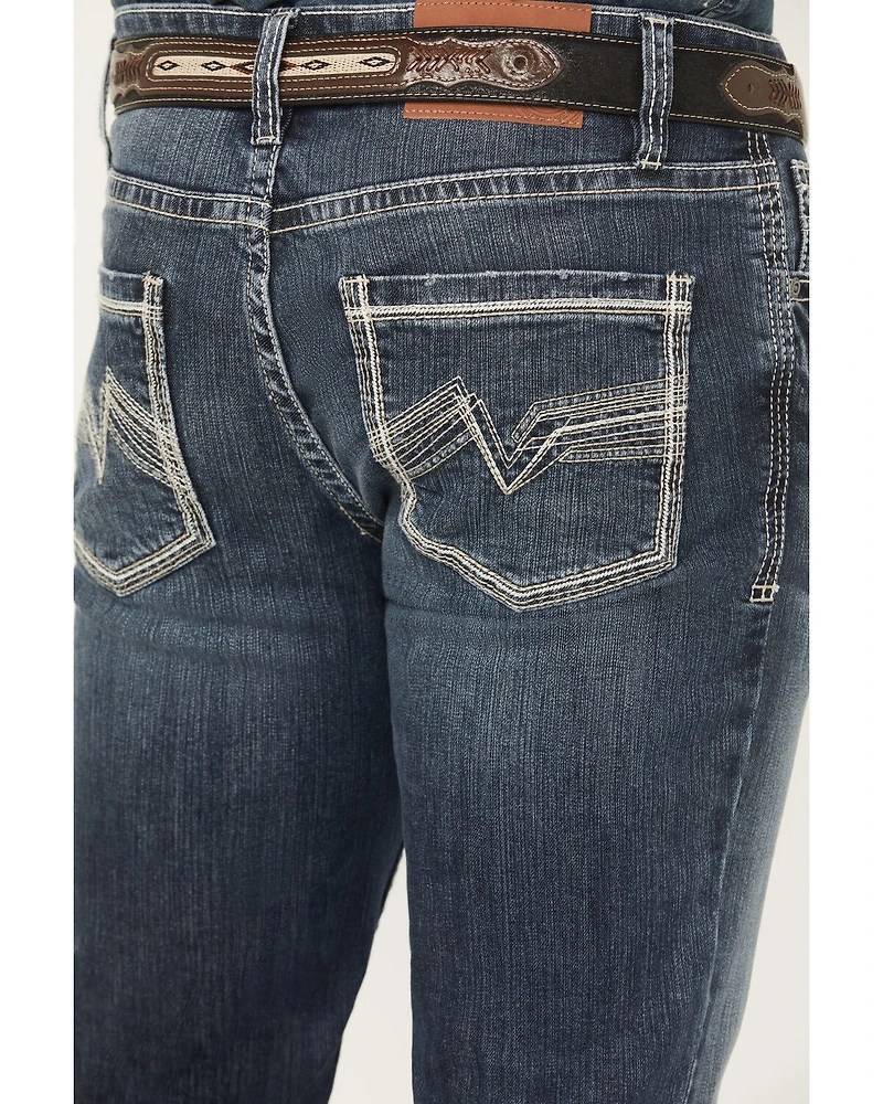 Cody James Men's Moonlight Wash Wyatt Slim Bootcut Stretch Denim Jeans