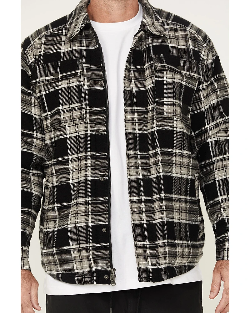 Thorogood Men's Merrill Heavyweight Plaid Print Berber Lined Shirt Jacket