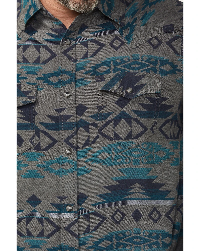 Cody James Men's Julian Southwestern Print Long Sleeve Snap Western Shirt