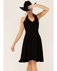 Scully Peruvian Cotton Halter Top Mini Dress