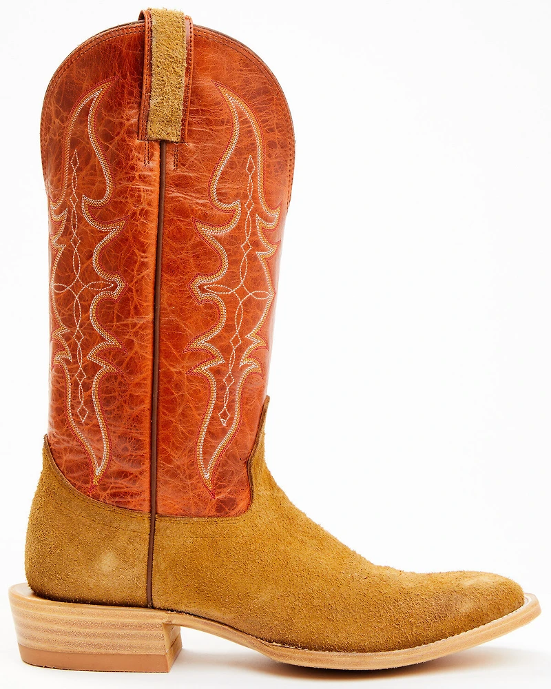 Hondo Boots Men's Roughout Western - Broad Square Toe
