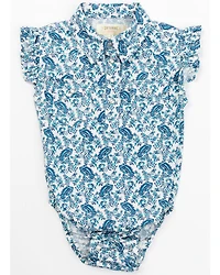 Shyanne Infant Girls' Ruffle Sleeve Onesie