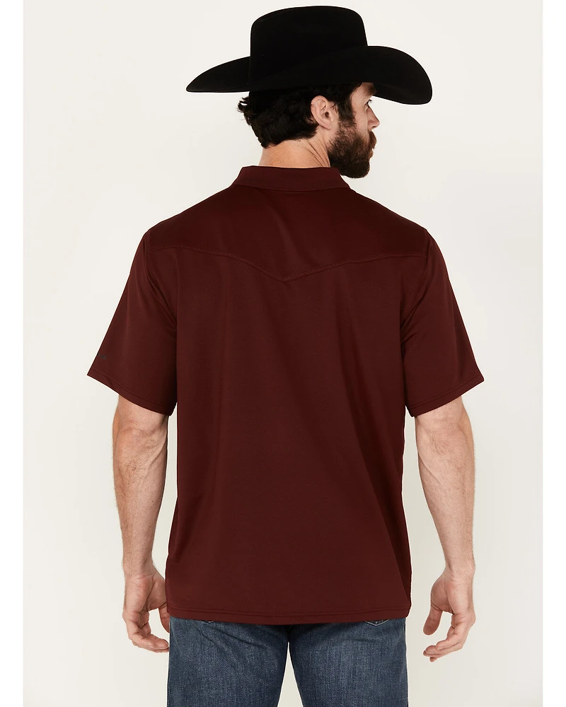 RANK 45® Men's Herringbone Short Sleeve Polo
