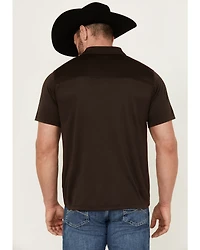 RANK 45® Men's Primetime Chest Stripe Button-Down Polo Shirt
