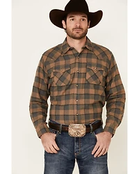 Ariat Men's Hartford Retro Plaid Long Sleeve Snap Western Flannel Shirt