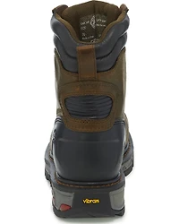 Justin Men's Warhawk Waterproof 8" Work Boots - Composite Toe