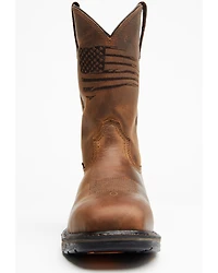 Ariat Men's Liberty 11" WorkHog® Western Work Boots - Broad Square Toe