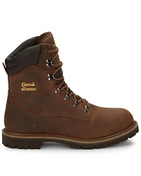 Chippewa Men's Heavy Duty Waterproof & Insulated Aged Bark 8" Work Boots - Soft Toe