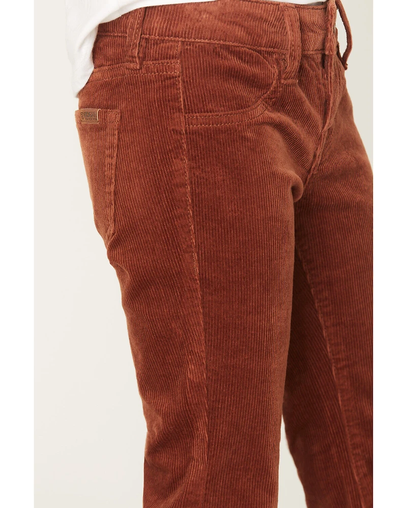 Rock & Roll Denim Girls' Corduroy Flare Stretch Jeans