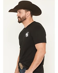 Cowboy Hardware Men's Bronc Patriotic Short Sleeve Graphic T-Shirt