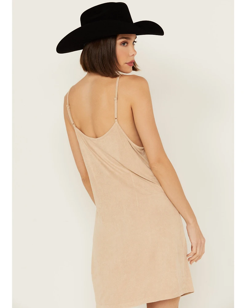 Shyanne Women's Faux Suede Sleeveless Dress
