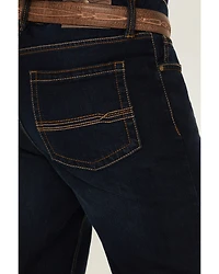 Cody James Men's Bay Roan Wash Jackson Slim Straight Stretch Denim Jeans