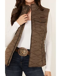 Ariat Women's Southwestern Print Quilted Vest
