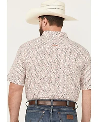 Ariat Men's Chapman Printed Short Sleeve Button-Down Western Shirt - Tall