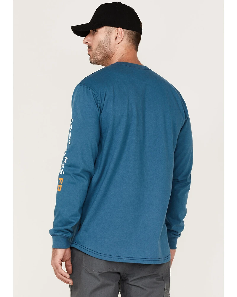 Cody James Men's FR Logo Long Sleeve Work T-Shirt