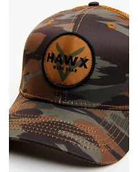 Hawx Men's Camo Print Circle Patch Ball Cap