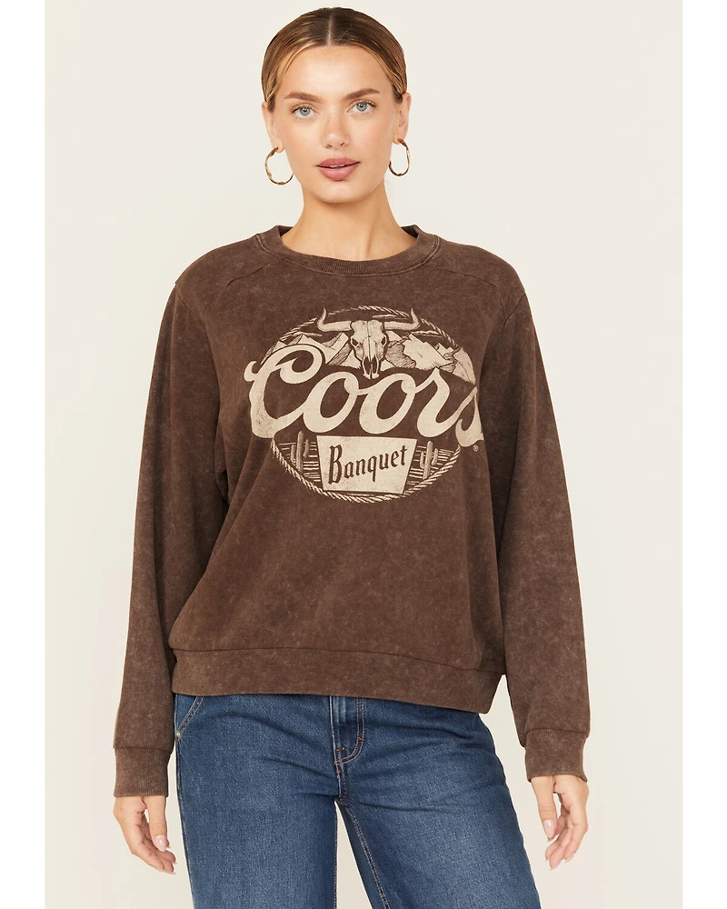 Coors Women's Steer Head Crewneck Sweatshirt