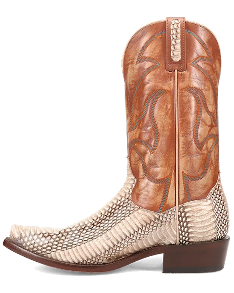 Dan Post Men's Exotic Cobra Western Boots - Snip Toe