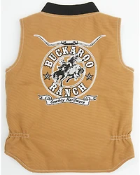 Cowboy Hardware Toddler Boys' Buckaroo Ranch Canvas Vest