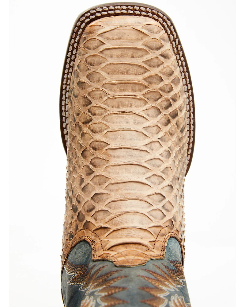 Dan Post Men's Templeton Exotic Snake Western Boots - Broad Square Toe