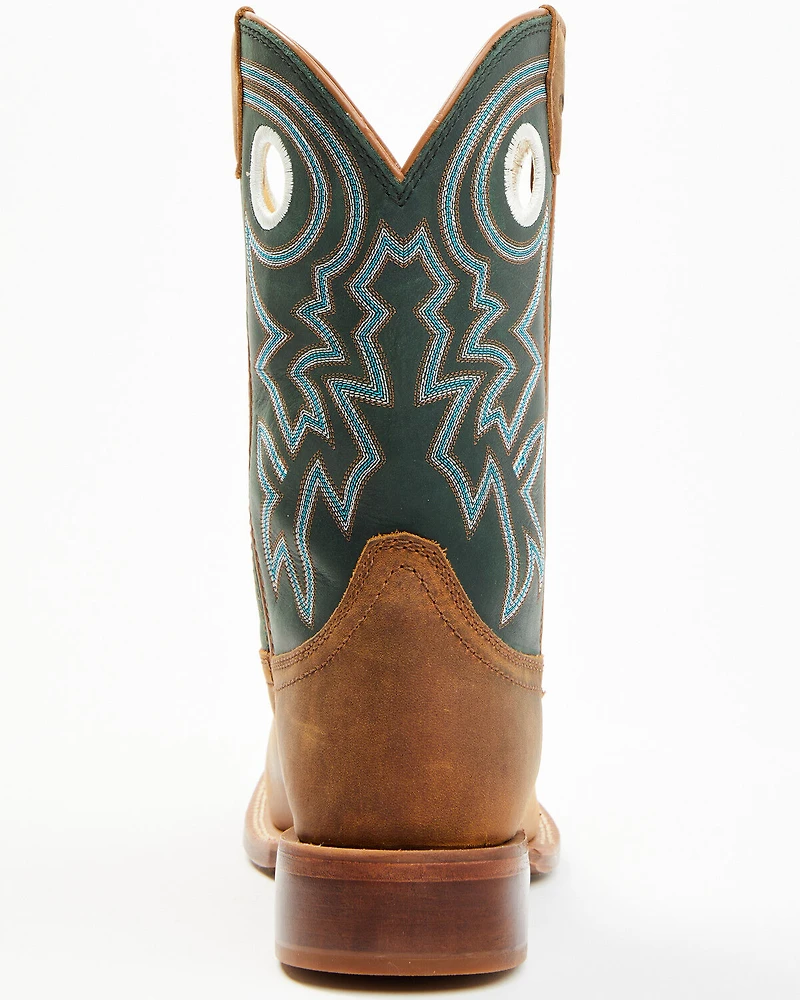 Justin Men's Frontier Western Boots - Broad Square Toe